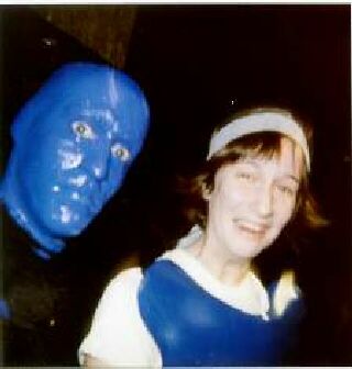 hdog performed on stage with blue man group!
