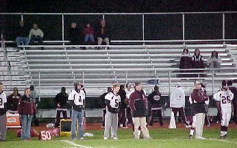 The crowd in the Lower Merion stands